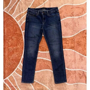 Lucky Brand Lolita Skinny Low Rise Ankle Blue Denim Jeans Women's Sz 6 / 28